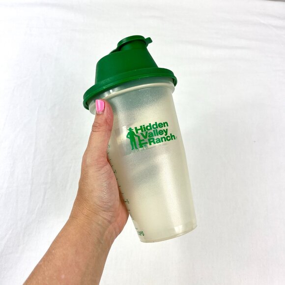 Vintage Hidden Valley Ranch Dressing Shaker With Wheel And Lid 16oz - Picture 6 of 6